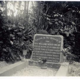 Grave of Rev. William V. Milne