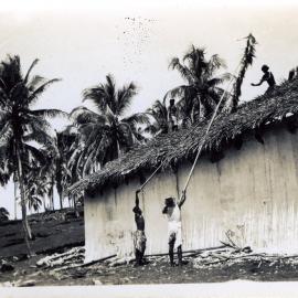 Thatching copra