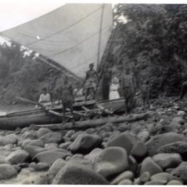 New Hebridean sailing canoe
