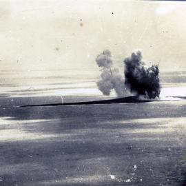 Volcanic eruption off Tongoa