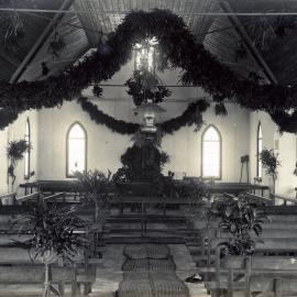 Interior of church on Nguna