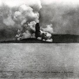 The volcanic eruption at Dip Point, Ambrym