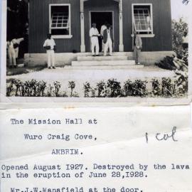 The Mission Hall at Wuro Craig Cove, Ambrim