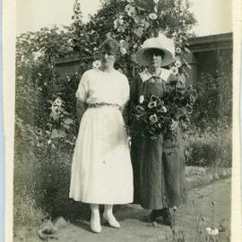 Miss D.M. Mathew and Miss A.E.Henderson.