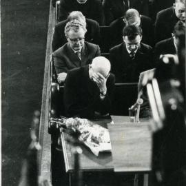 Rev. L. G. Geering at Heresy Trial