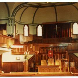 Sanctuary of Trinity Church.