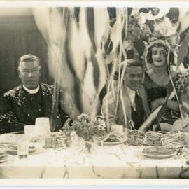 Dr. Merrington at a Knox College Party