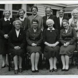 Miss Salmond and her students at the 60th Jubilee of the Deaconess College