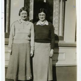 Miss Daphne R. Maunder and Miss Lorraine Saunders
