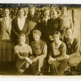 Group of students in session - 1935