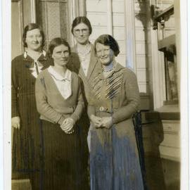 Four second year Deaconess College students, 1935
