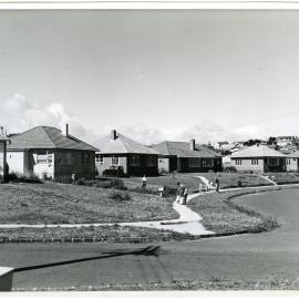 State houses in a new housing area
