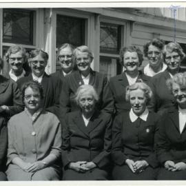 Miss Salmond's students at the Deaconess College on the 60th Jubilee