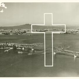 Auckland Harbour Bridge under Construction