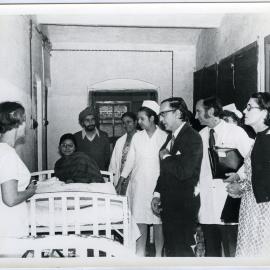 Mr. & Mrs. R.R. Cunningham, High Commissioner for New Zealand, going around the Old Hospital