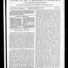 NZ Presbyterian: 1892 Vol. 6 No. 8