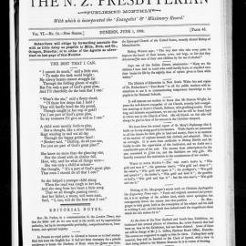 NZ Presbyterian: 1892 Vol. 6 No. 12
