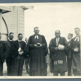 Opening of church in Taupo area (Wairakei).