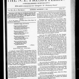 NZ Presbyterian: 1892 Vol. 7 No. 6