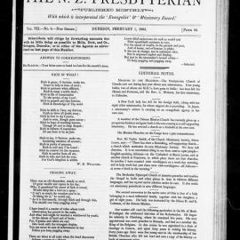 NZ Presbyterian: 1893 Vol. 7 No. 8
