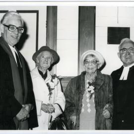 Dedication of new hall, St. John's, Wellington
