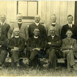 Group photograph of the members of the Bay of Plenty Presbytery