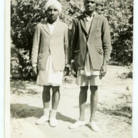 Two unidentified Indian men