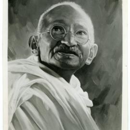 Mahatma Gandhi, portrait 