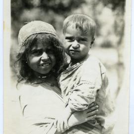 A Kashmira boy and sister