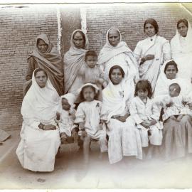 Jagadhri Girls' School staff, with their children