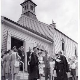 Visit of the Queen to St. Johns Rotorua.