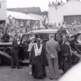 Visit of the Queen to St. Johns, Rotorua.