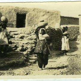 "Going for water, Panjabi village"