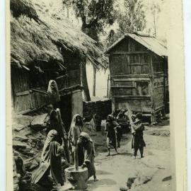 Village scene Manasbal Lake