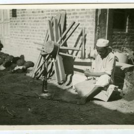 A carpenter a work