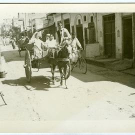 Street scene in an Indian town