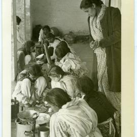 Students preparing a meal