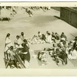 Outdoor school class