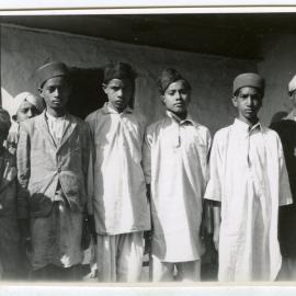 Unidentified boys at Nahan Outcaste School