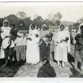 Some mothers and babies at the Mela, Jagadhri
