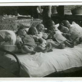 "7 of the C. W. babies"