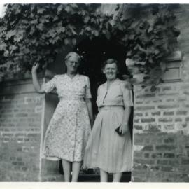 Miss D.Mathew & Miss V.Sutherland.