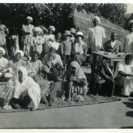 Christians At A Village Service.