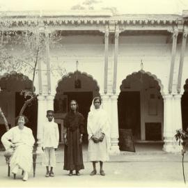 Miss M.Salmond & Buriya School Staff.
