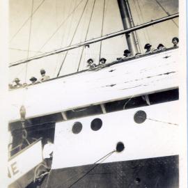 A.Lilburn & F.Wilson Leaving On The Awatea.