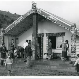 Gathering at the Piripari Wharenui
