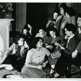 Māori women in hostel, Auckland