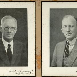 Double Portrait of Rev. Herbert Davies and Morton Ryburn.