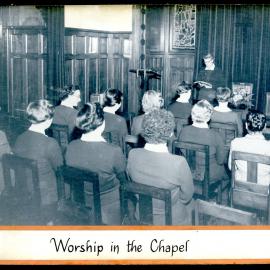Worship in the Chapel.