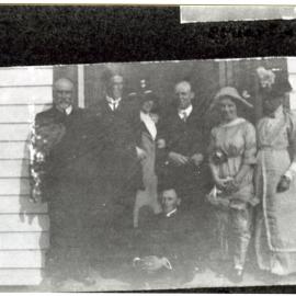 Wedding party of Stuart Moore and Jessie Saunders